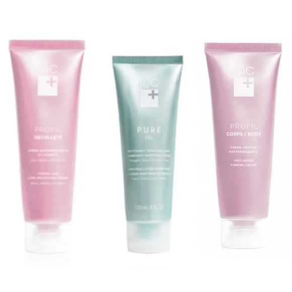 IDC Firming and Anti aging Bundle anti pollution makeup remover set of 3 - Picture 1 of 15